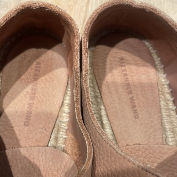ALEXANDER WANG pink leather espadrilles - Picture 7 of 10